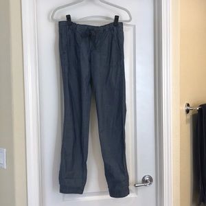 J Crew lightweight chambray pant size 0
